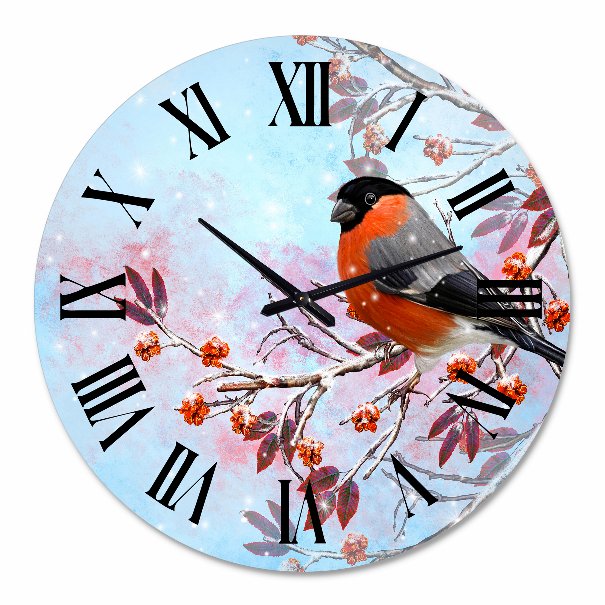 Designart 1 in Quartz Traditional Wall Clock