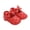 Red, variant on Baby Girls Cute Moccasinss Heart Bow Decor Soft Sole Flats Shoes