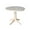 Unfinished, variant on 36" Round Pedestal Dining Table - Mocha