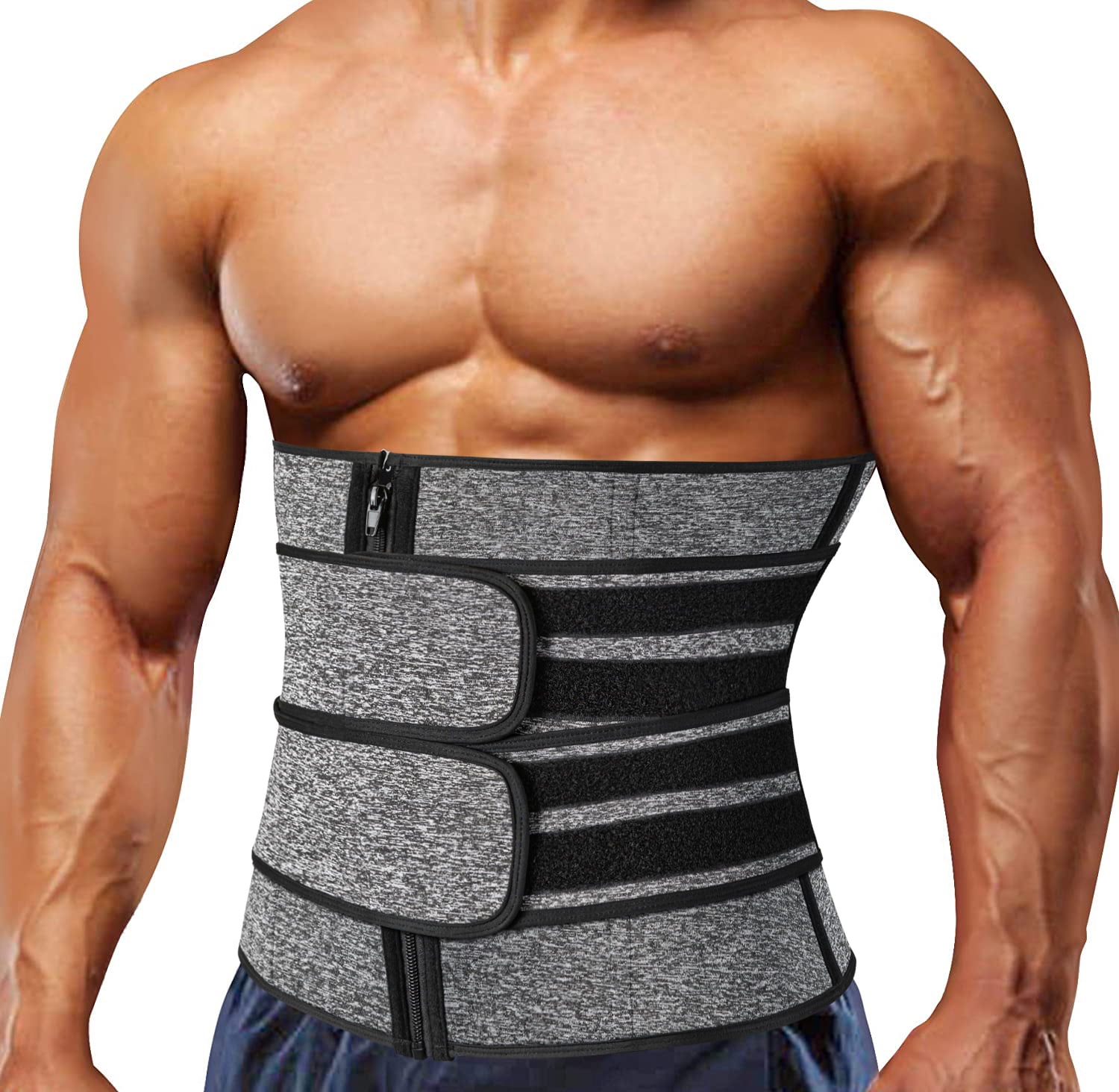 Ab Machine Waist Trimmer Sport Exercise Belt for Men and Women Corset Slimming Body Shaper Workout Sauna Orange Abdominal Toning Belt Trainer ABS Stimulator 