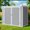2.5'x4.6'Gray, variant on Enyopro 306Gal Shed & Outdoor Storage, Horizontal Resin Storage shed with Floor, All-Weather Tool Plastic Sheds for Bike, Lawn Mower, Generator, Garbage Cans and Outdoor Storage