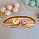 thumbnail image 5 of Bandeja de madera para servir, plato para servir comida, plato de madera para cupcakes, desayuno hojas grandes, 5 of 9