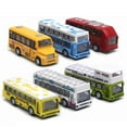 thumbnail image 2 of 5 Pcs Modèle de Bus en Alliage à Rétrofriction pour Enfants Collection Cadeau, 2 of 10