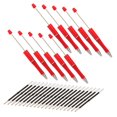 thumbnail image 3 of 10x Stylos Perlables Stylo à Bille Stylo à Bille en Vrac pour Dessin Journal Écriture Fluorescent Rouge, 3 of 8