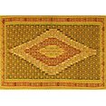 thumbnail image 1 of Ahgly Company Indoor Rectangle Southwestern Yellow Country Area Rugs, 3' x 5', 1 of 4