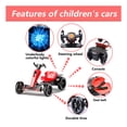thumbnail image 2 of GDF Studio 12V Foldable Electric Kids Go Kart with Adjustable Seat, VA Wheels, Red, 2 of 10