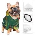 thumbnail image 3 of Fotbe Vegan Sudadera con Estampado para Perros Pequeños – Suéter con Capucha para Mascotas, Tela Suave de Forro Polar con Bolsillo-X-Large, 3 of 7