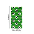 thumbnail image 2 of B 55X28 Inch Soccer Themed Microfiber Beach Towel For Pool Bath Sports Party, 2 of 7