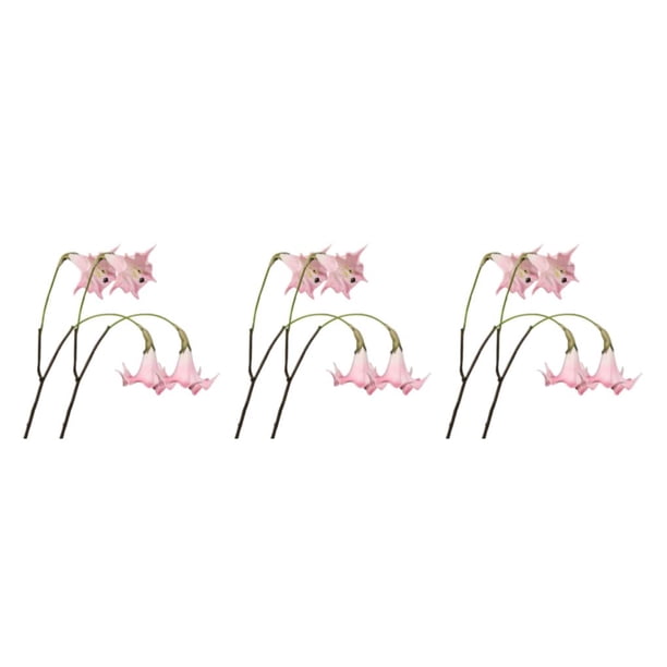 Flores falsas Inteprter 2 piezas lavables reutilizables flexibles realistas