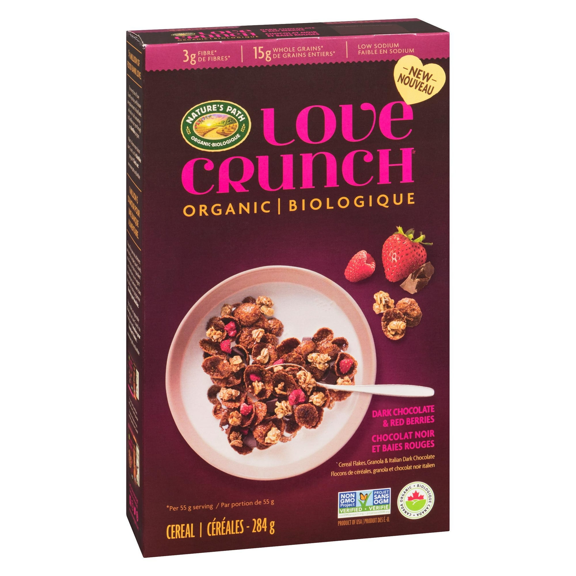 Love Crunch Dark Chocolate & Red Berries Cereal