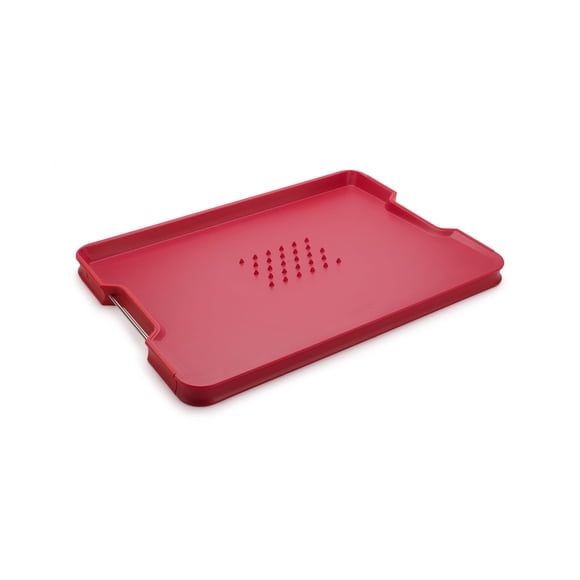 Tabla de cortar Joseph Joseph Cut&Carve Plus antideslizante roja