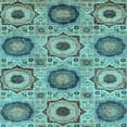 thumbnail image 1 of Ahgly Company Indoor Square Abstract Light Blue Modern Area Rugs, 3' Square, 1 of 4
