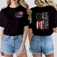 thumbnail image 2 of ibiyuan 250th Anniversary Usa Shirt Women T Shirts Loose Fit Round Neck 250th Anniversary Usa Short Sleeve Shirts Independence Day Funny Shirts Womens Tops, 2 of 6