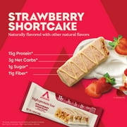 Atkins High Protein Bars, Strawberry Shortcake Flavored, 15g of Protein, 4 Count