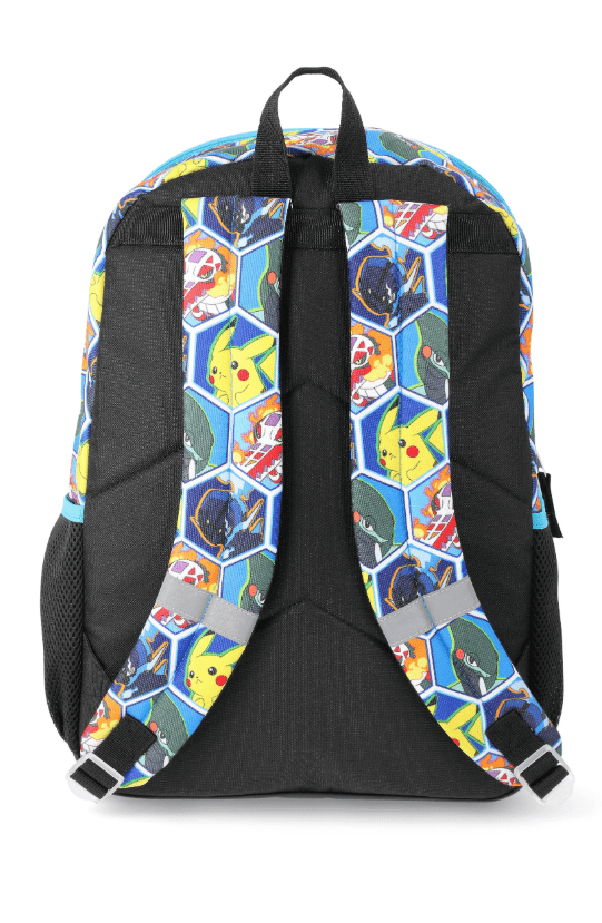 Pokémon Boys' 17" Pikachu Light Up Backpack with Bonus Card Pack, Black