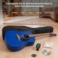 thumbnail image 2 of Fender FA Series Dreadnought Acoustic Guitar - Saphire Blue w/ Gig Bag, 2 of 9