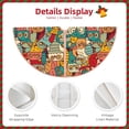 thumbnail image 5 of Kll Funny Owl Bird Christmas Tree Skirt 36",Party Decorations Farmhouse For Christmas Decorations Holiday Party, 5 of 8