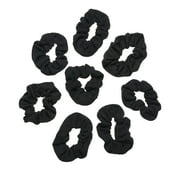 Goody Ouchless Scrunchies, Gentle Hair Scrunchies, Black, 8 Ct