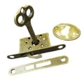 thumbnail image 3 of 1/5 Pcs Antique Furniture Lock Drawer Lock Hook Lock Sliding Door Retro Lock, 3 of 8
