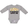 thumbnail image 3 of Inktastic My Grandparents Love Me Boys or Girls Long Sleeve Baby Bodysuit, 3 of 5