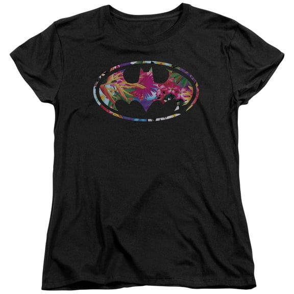 Batman - Hawaiian Shield - Women's Short Sleeve Shirt - X-Large