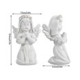 thumbnail image 2 of N 1 pieza Estatua de ángel de resina vintage Bendición Ángel Niño Figura Adorno para el hogar, 2 of 3