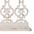 thumbnail image 4 of 32 Inch Console Table, Fir Wood, Traditional, Scrollwork, Antique White, Saltoro Sherpi, 4 of 5