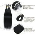 thumbnail image 3 of SEGO Micro Loop Real Thick Human Hair Extensions 50 Strands Invisible Micro Ring Beads Remy Thick Hair, 3 of 8
