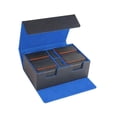 thumbnail image 1 of Estuche para baraja de cartas coleccionables,Cajas para tarjetas deportivas,Organizador de tarjetas de juego de colección,Caja de almacenamiento de Azul Naranja Interior, 1 of 9