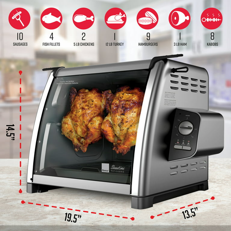 Ronco ST5500STAIN 5500 Series Rotisserie Oven, Stainless Steel