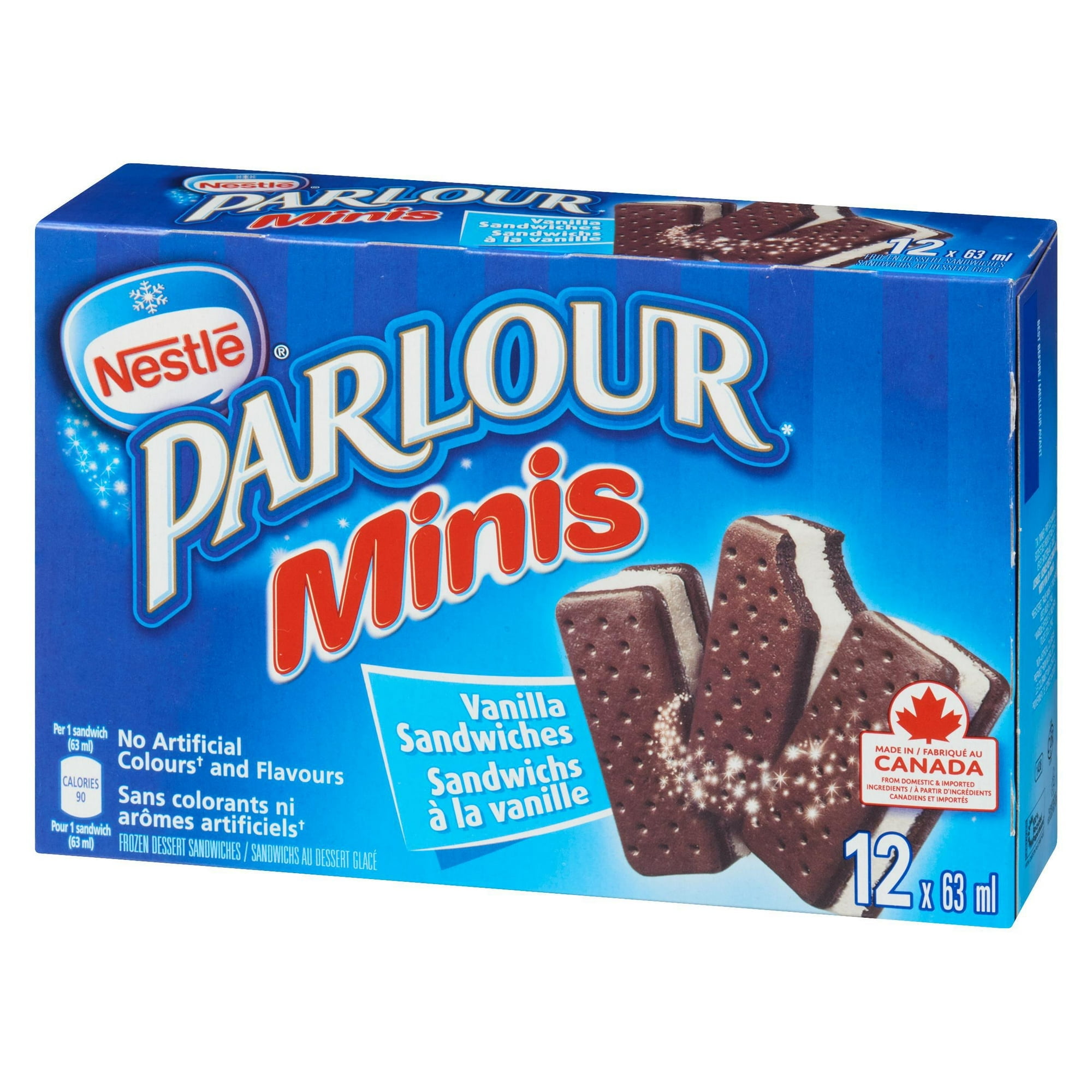 Sandwichs à la vanille PARLOUR Minis 12 x 60 ml