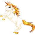 thumbnail image 2 of Rearing up Unicorn Wall Decal by Wallmonkeys Peel and Stick Graphic (36 in W x 34 in H) WM84024, 2 of 4