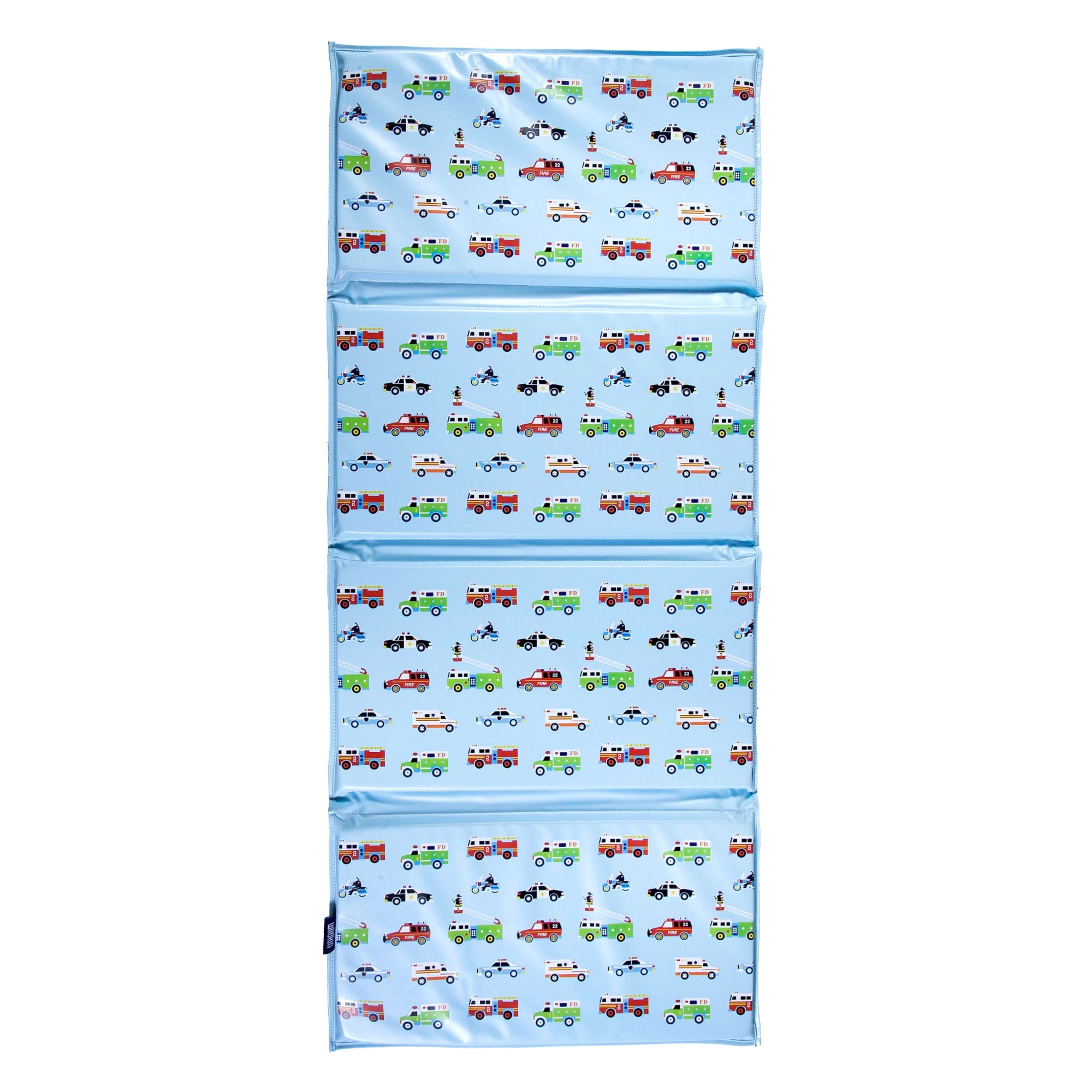 Wildkin Kids Vinyl Rest Mat for Boys and Girls, Ideal for Daycare and Preschool, 44 x 19 inches (Heroes Blue)