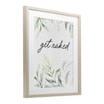 thumbnail image 4 of Get Naked Bathroom Herbs Birch Framed Print Under Glass, design by Lettered and Lined, 4 of 10