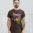 thumbnail image 3 of Tee Hunt Adorable Kitten T-Shirt Andy Maxx Cat Men's Tee, Brown, Large, 3 of 5