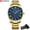 Rose, variant on Curren New Simple Business Watch For Man With Stainless Steel Band Casual Quartz Wristwatches For Men Clock Gold Black - Quartz Wristwatches