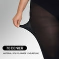 thumbnail image 2 of Manzi 1 Pair Plus Size Tights for Women 70D Control Top Opaque Pantyhose,Size XL to 5XL, 2 of 7