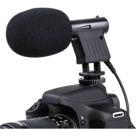 Ritz Gear Shotgun Microphone, Unidirectional Condenser with 3.5mm Jack for DSLR Cameras