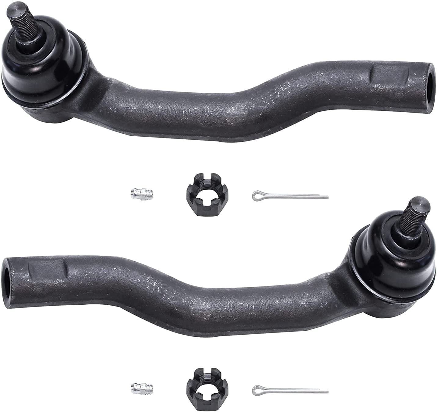 Detroit Axle - Front 8pc Suspension Kit for 07-14 Ford Edge Lincoln MKX, 4 Outer & Inner Tie Rods 2 Sway Bars 2 Boots 2007 2008 2009 2010 2011 2012 2013 2014 2015 Replacement