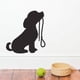 thumbnail image 2 of Pegatinas de pared Bearachild Negro silueta de perro decoración del hogar adhesivo que no daña las paredes, 2 of 6