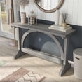 thumbnail image 5 of Furniture of America Linx Rustic Wood Rectangle Console Table in Gray Oak, 5 of 8