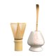 thumbnail image 2 of Juego de Matcha japonés de té Matcha Juego de 3 que incluye Matcha, cuchara tradicional, cuchara de té y de cerámica Blanco BLESIY batidor de matcha, 2 of 8
