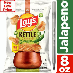 Lay's® Kettle Cooked Jalapeno Kettle Potato Chips