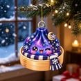 thumbnail image 7 of Glitter Acrylic Dumpling Squishies Ornament 2026 for Christmas Tree Decor, Cute Dumpling Christmas Hanging Xmas Tree Decor Gift for Family, 7 of 7