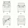 thumbnail image 4 of ATJIA Banquet Armchair Slipcover Chair Covers with Arms Stretch Club Chair Slipcover for Home Living Room, 4 of 28