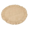 thumbnail image 3 of Round Ruffled Burlap Mat (20"), 3 of 3