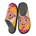 thumbnail image 2 of Plush rubber slippers soft gauze slippers with waterproof and wear -resistant shoes Smiling Girl, 2 of 8