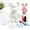 Black+White+Pink(Easy DIY), variant on Diy Fluid Bearting Kit - Art Pourt Set Full Drip Bears With Stray & Apron For Family Activity Date Night Holiday Gifts 9.05 In Gr