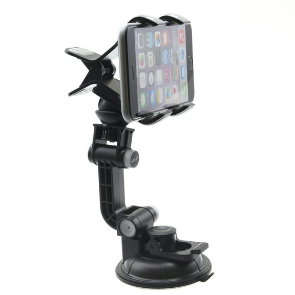 Dash Car Mount for OnePlus 9, Nord N100/N10 5G, Pro Phones - Windshield Holder Cradle Rotating Dock Suction V8Z