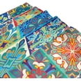 thumbnail image 3 of FREEAMG Mexican Talavera Shower Curtain with Hooks, Waterproof Washable Fabric Shower Curtain for Bathroom Bathtub Decor, 60"x 72", 3 of 6